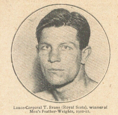 L/Cpl. Evans, Royal Scots Greys, featherweight champion 1911.